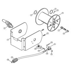 Genuine Stihl RE161 K / N - Hose reel