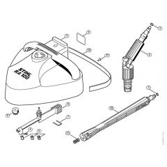 Genuine Stihl RE162 PLUS / Q - Surface Cleaner RA 100