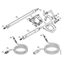 Genuine Stihl RE163 / J - Spray gun, Spray lance/wand