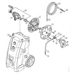 Genuine Stihl RE163 PLUS / H - Hose reel