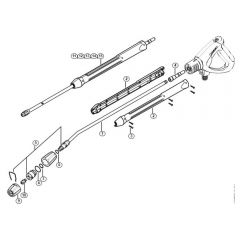 Genuine Stihl RE163 PLUS / M - RE 163 PLUS: Spray lance/wand