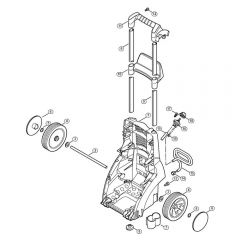 Genuine Stihl RE230 / E - Chassis