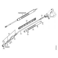 Genuine Stihl RE232 / N - Spray lance/wand