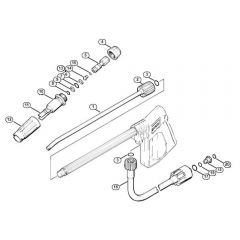 Genuine Stihl RE250 K / G - Spray lance/wand