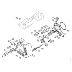 Genuine Stihl RE260 K / E - Pump cover