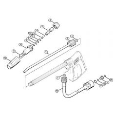 Genuine Stihl RE260 K / G - Spray lance/wand