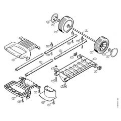 Genuine Stihl RE260 K / H - Chassis