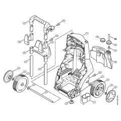 Genuine Stihl RE271 PLUS / F - Chassis