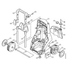 Genuine Stihl RE281 / F - Chassis