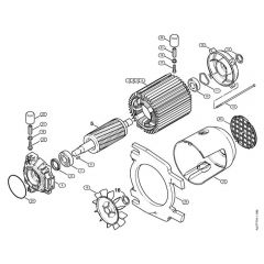 Genuine Stihl RE281 PLUS / A - Electric motor