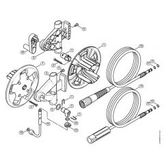 Genuine Stihl RE281 PLUS / H - Hose reel