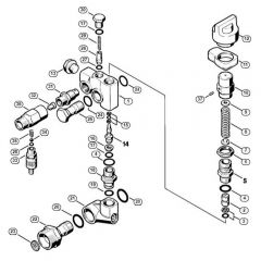 Genuine Stihl RE300 K / D - Regulation valve block