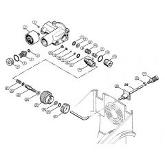 Genuine Stihl RE340 K / F - Regulation valve block