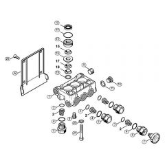 Genuine Stihl RE360 K / C - Valve block