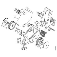 Genuine Stihl RE360 K / H - Chassis, Machine cover