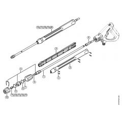 Genuine Stihl RE361 PLUS / M - Spray lance/wand