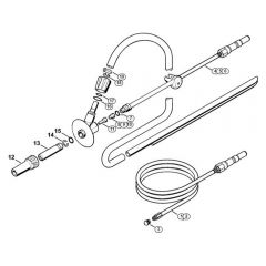 Genuine Stihl RE361 PLUS / Q - Pipe cleaning kit, Wet sand jet-stream kit