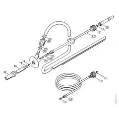 Genuine Stihl RE361 PLUS / R - Pipe cleaning kit, Wet sand jet-stream kit (40.2009)