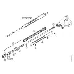 Genuine Stihl RE362 / K - Spray lance/wand