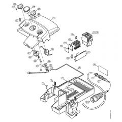 Genuine Stihl RE362 PLUS / E - Control box, Power cable