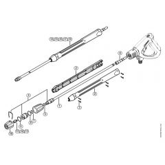 Genuine Stihl RE362 PLUS / K - Spray lance/wand