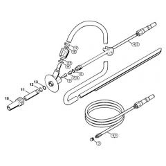 Genuine Stihl RE362 PLUS / M - Pipe cleaning kit, Wet sand jet-stream kit