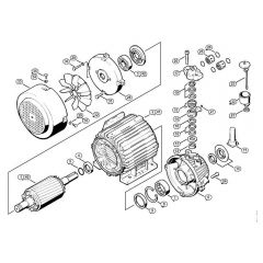 Genuine Stihl RE401 K / D - Electric motor RE 400 K, RE 401 K, Pump housing