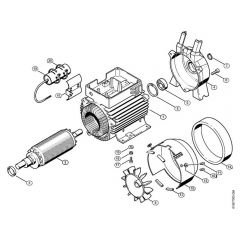 Genuine Stihl RE440 K / A - Electric motor