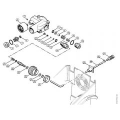 Genuine Stihl RE440 K / F - Regulation valve block