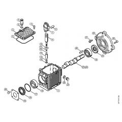 Genuine Stihl RE460 K / B - Pump