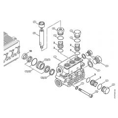 Genuine Stihl RE461 / D - Valve block