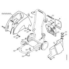 Genuine Stihl RE461 / J - Container, Machine cover