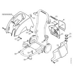 Genuine Stihl RE461 PLUS / J - Container, Machine cover