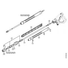 Genuine Stihl RE461 PLUS / M - Spray lance/wand