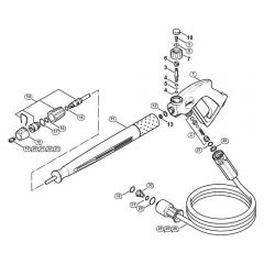 Genuine Stihl RE461 PLUS / N - Spray gun, Spray lance/wand (40.2009)