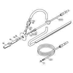 Genuine Stihl RE461 PLUS / Q - Pipe cleaning kit, Wet sand jet-stream kit