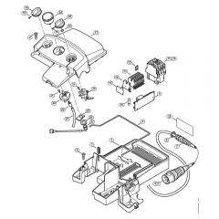 Genuine Stihl RE462 / E - Control box, Power cable