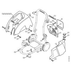 Genuine Stihl RE471 PLUS / J - Container, Machine cover