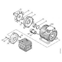 Genuine Stihl RE520 W / A - Electric motor
