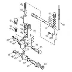 Genuine Stihl RE520 W / E - Regulation valve block, Safety valve