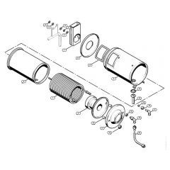 Genuine Stihl RE520 W / F - Heat exchanger