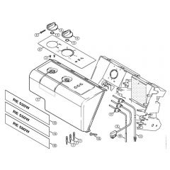 Genuine Stihl RE520 W / K - Instrument panel