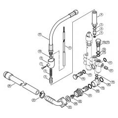 Genuine Stihl RE521 / G - Regulation valve block, Safety valve