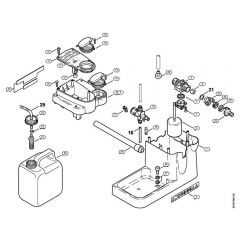 Genuine Stihl RE521 / J - Water tank