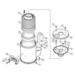 Genuine Stihl RE521 / K - Heat exchanger