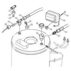 Genuine Stihl RE521 / M - Heat exchanger, ignition transformer