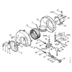 Genuine Stihl RE521 / N - Burner