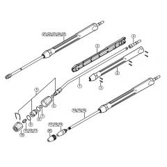 Genuine Stihl RE521 / Y - Spray lance/wand, Rotary nozzle