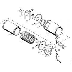 Genuine Stihl RE530 W / F - Heat exchanger