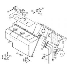 Genuine Stihl RE530 W / N - Instrument panel